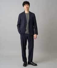 KHLED03069 a.v.v MEN(アー・ヴェ・ヴェ) 【イージーケア/洗濯機で洗える/毛玉になりにくい/ストレッチ】アムンゼンストレッチセミルーズパンツ ベージュ