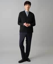 KHLED03069 a.v.v MEN(アー・ヴェ・ヴェ) 【イージーケア/洗濯機で洗える/毛玉になりにくい/ストレッチ】アムンゼンストレッチセミルーズパンツ ベージュ