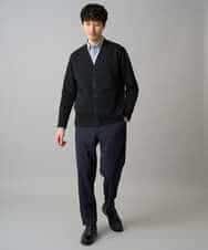 KHLED03069 a.v.v MEN(アー・ヴェ・ヴェ) 【イージーケア/洗濯機で洗える/毛玉になりにくい/ストレッチ】アムンゼンストレッチセミルーズパンツ ベージュ