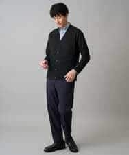 KHLED03069 a.v.v MEN(アー・ヴェ・ヴェ) 【イージーケア/洗濯機で洗える/毛玉になりにくい/ストレッチ】アムンゼンストレッチセミルーズパンツ ベージュ