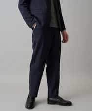 KHLED03069 a.v.v MEN(アー・ヴェ・ヴェ) 【イージーケア/洗濯機で洗える/毛玉になりにくい/ストレッチ】アムンゼンストレッチセミルーズパンツ ベージュ