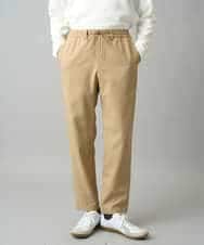 KHLED03069 a.v.v MEN(アー・ヴェ・ヴェ) 【イージーケア/洗濯機で洗える/毛玉になりにくい/ストレッチ】アムンゼンストレッチセミルーズパンツ ベージュ