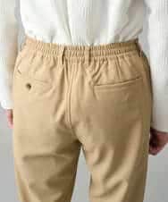 KHLED03069 a.v.v MEN(アー・ヴェ・ヴェ) 【イージーケア/洗濯機で洗える/毛玉になりにくい/ストレッチ】アムンゼンストレッチセミルーズパンツ ベージュ