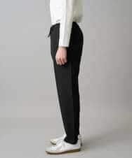 KHLED04064 a.v.v MEN(アー・ヴェ・ヴェ) 【イージーケア/洗濯機で洗える/毛玉になりにくい/ストレッチ】メランジツイルセミルーズパンツ ブラック