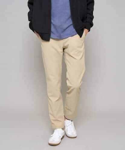 KHLED06069 a.v.v MEN 【イージーケア/洗濯機で洗える/毛玉になりにくい/ストレッチ】チノストレッチテーパードパンツ
