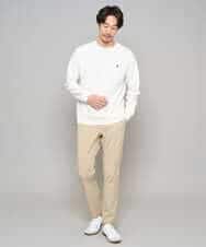 KHLED06069 a.v.v MEN(アー・ヴェ・ヴェ) 【イージーケア/洗濯機で洗える/毛玉になりにくい/ストレッチ】チノストレッチテーパードパンツ ダークグレー