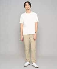 KHLED06069 a.v.v MEN(アー・ヴェ・ヴェ) 【イージーケア/洗濯機で洗える/毛玉になりにくい/ストレッチ】チノストレッチテーパードパンツ ダークグレー