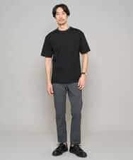 KHLED06069 a.v.v MEN(アー・ヴェ・ヴェ) 【イージーケア/洗濯機で洗える/毛玉になりにくい/ストレッチ】チノストレッチテーパードパンツ ダークグレー