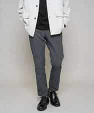 KHLED06069 a.v.v MEN(アー・ヴェ・ヴェ) 【イージーケア/洗濯機で洗える/毛玉になりにくい/ストレッチ】チノストレッチテーパードパンツ ダークグレー