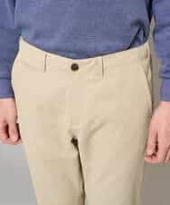 KHLED06069 a.v.v MEN(アー・ヴェ・ヴェ) 【イージーケア/洗濯機で洗える/毛玉になりにくい/ストレッチ】チノストレッチテーパードパンツ ダークグレー