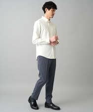 KHLED09069 a.v.v MEN(アー・ヴェ・ヴェ) 【イージーケア/洗濯機で洗える/ストレッチ】メランジスマートスラックス ネイビー