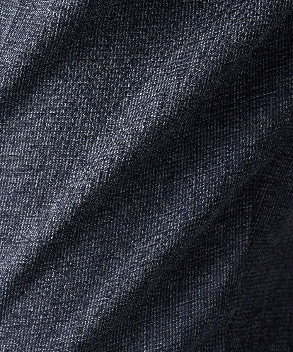 KHLED09069 a.v.v MEN(アー・ヴェ・ヴェ) 【イージーケア/洗濯機で洗える/ストレッチ】メランジスマートスラックス ネイビー