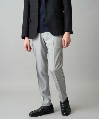 KHLED09069 a.v.v MEN 【イージーケア/洗濯機で洗える/ストレッチ】メランジスマートスラックス