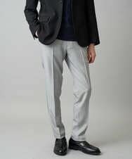 KHLED09069 a.v.v MEN(アー・ヴェ・ヴェ) 【イージーケア/洗濯機で洗える/ストレッチ】メランジスマートスラックス グレー