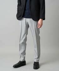 KHLED09069 a.v.v MEN(アー・ヴェ・ヴェ) 【イージーケア/洗濯機で洗える/ストレッチ】メランジスマートスラックス グレー