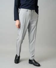 KHLED09069 a.v.v MEN(アー・ヴェ・ヴェ) 【イージーケア/洗濯機で洗える/ストレッチ】メランジスマートスラックス グレー