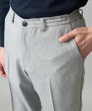 KHLED09069 a.v.v MEN(アー・ヴェ・ヴェ) 【イージーケア/洗濯機で洗える/ストレッチ】メランジスマートスラックス グレー