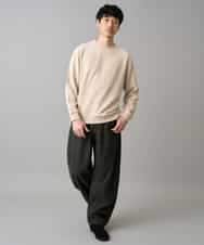 KHLED10069 a.v.v MEN(アー・ヴェ・ヴェ) 【洗濯機で洗える】デニムバレルレッグイージーパンツ ブラック