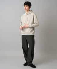 KHLED10069 a.v.v MEN(アー・ヴェ・ヴェ) 【洗濯機で洗える】デニムバレルレッグイージーパンツ ブラック