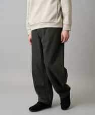 KHLED10069 a.v.v MEN(アー・ヴェ・ヴェ) 【洗濯機で洗える】デニムバレルレッグイージーパンツ ブラック