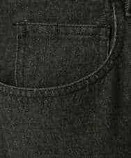 KHLED10069 a.v.v MEN(アー・ヴェ・ヴェ) 【洗濯機で洗える】デニムバレルレッグイージーパンツ ブラック