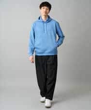 KHLED12069 a.v.v MEN(アー・ヴェ・ヴェ) 【イージーケア/洗濯機で洗える/毛玉になりにくい/ストレッチ】メランジツイルイージーバルーンパンツ ブラック