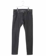 KHLEG10059 a.v.v MEN(アー・ヴェ・ヴェ) ワンダーシェイプストレッチスキニーパンツ ネイビー