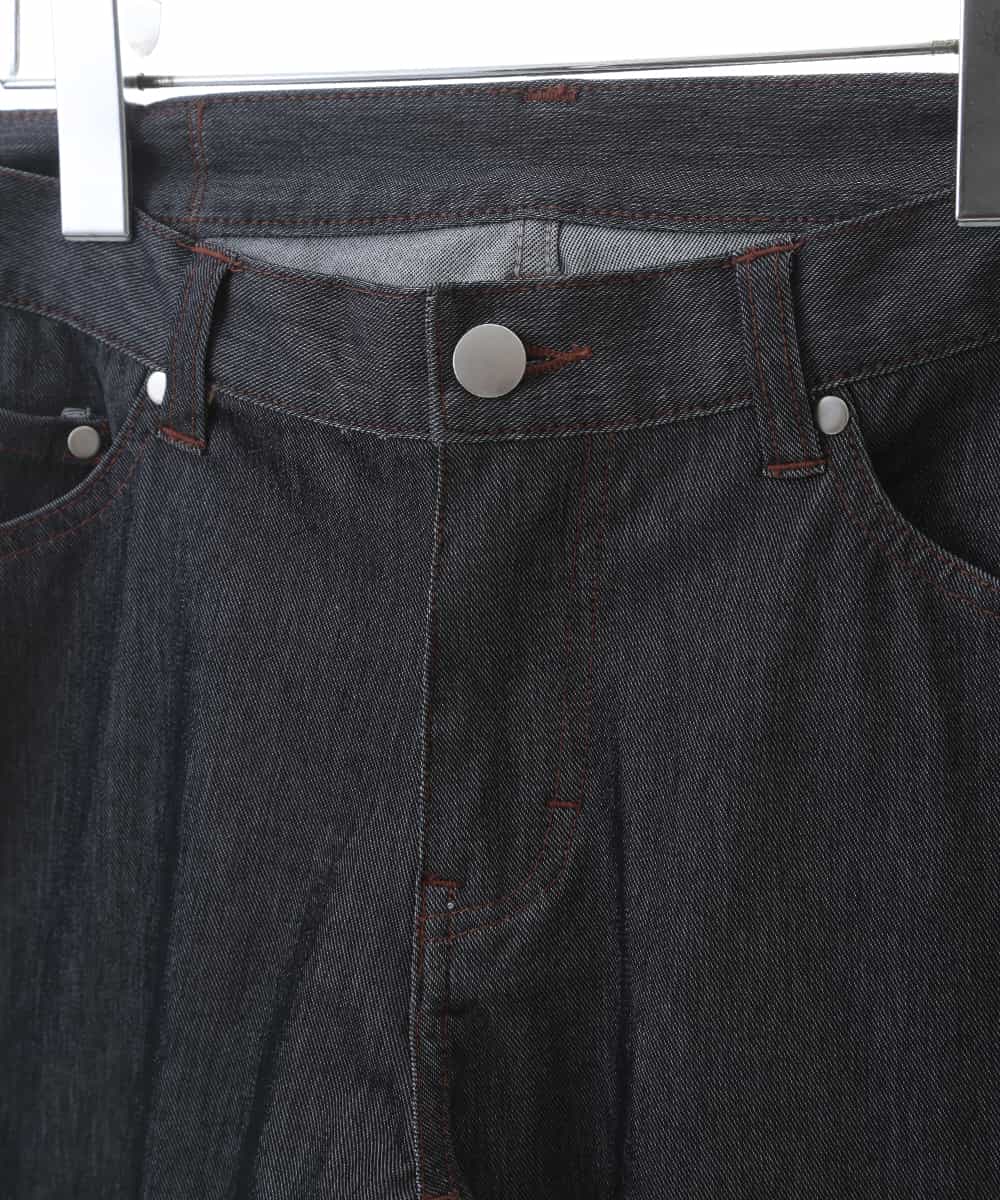 KHLEG10059 a.v.v MEN(アー・ヴェ・ヴェ) ワンダーシェイプストレッチスキニーパンツ ネイビー