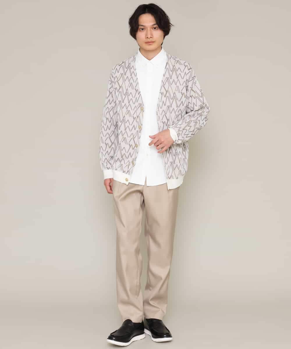 KHLES03059 a.v.v MEN(アー・ヴェ・ヴェ) アーバンタックパンツ ベージュ