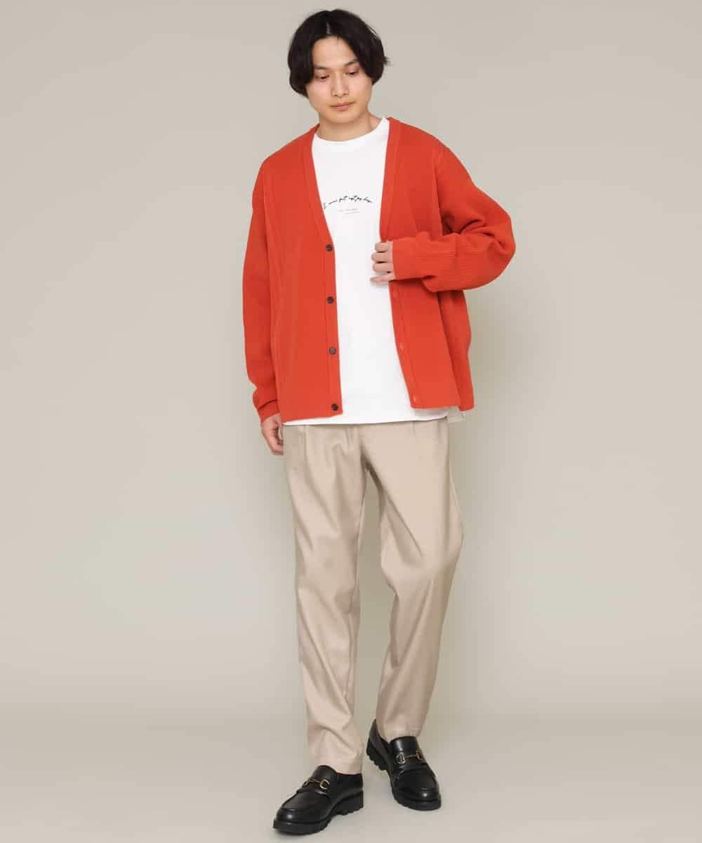 KHLES03059 a.v.v MEN(アー・ヴェ・ヴェ) アーバンタックパンツ ベージュ