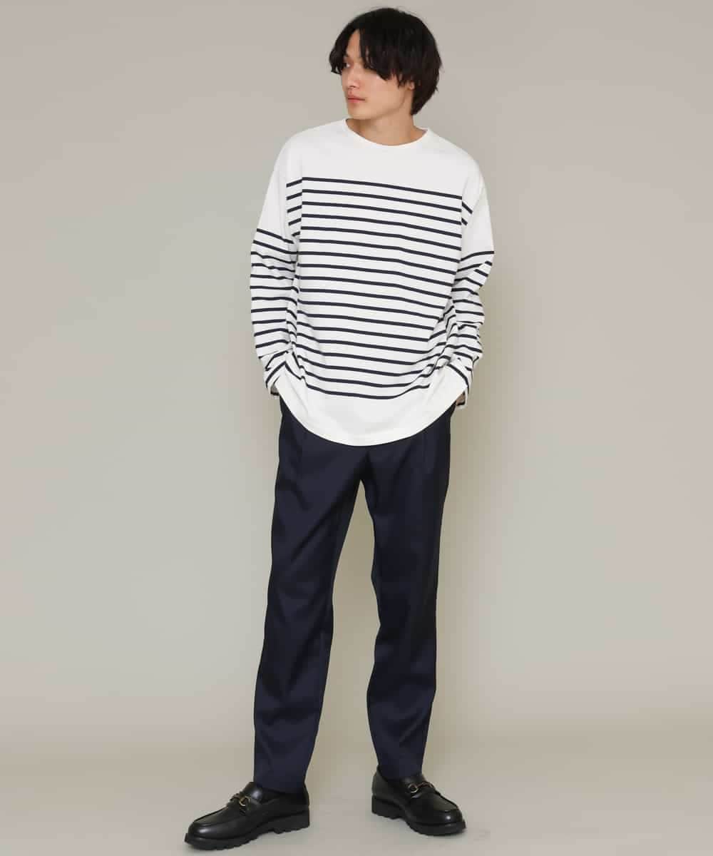 KHLES03059 a.v.v MEN(アー・ヴェ・ヴェ) アーバンタックパンツ ベージュ