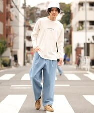 デニムバギーパンツ(ガウチョ・ワイドパンツ) | a.v.v MEN(アー・ヴェ