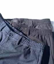 KHLEV02064 a.v.v MEN(アー・ヴェ・ヴェ) 【ストレッチ】スマートシャンブレーテーパードパンツ ネイビー