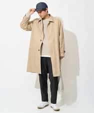 KHLEV02064 a.v.v MEN(アー・ヴェ・ヴェ) 【ストレッチ】スマートシャンブレーテーパードパンツ ブラック