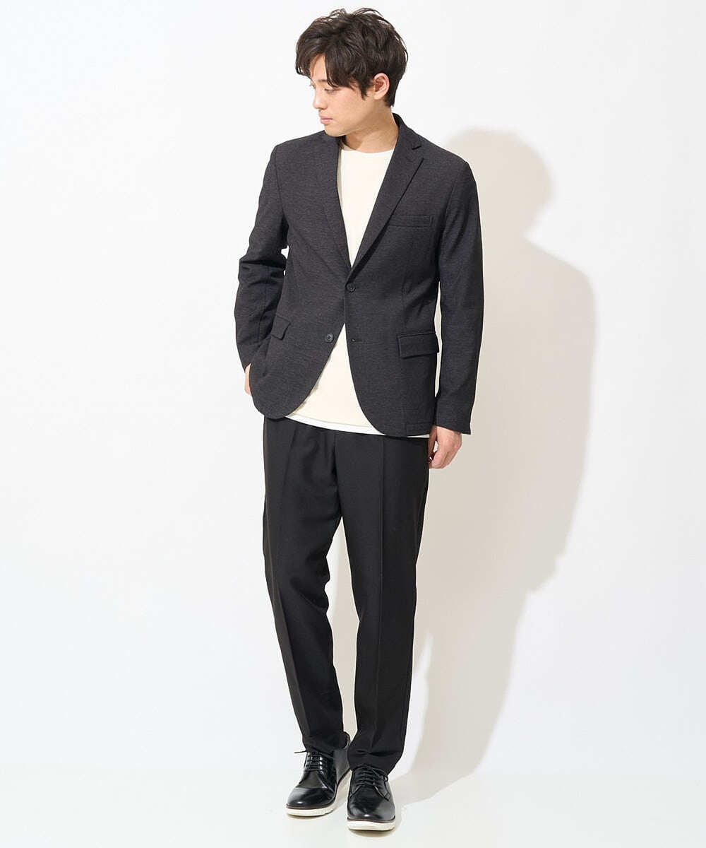 KHLEV03059 a.v.v MEN(アー・ヴェ・ヴェ) スマートリラックスパンツ ベージュ