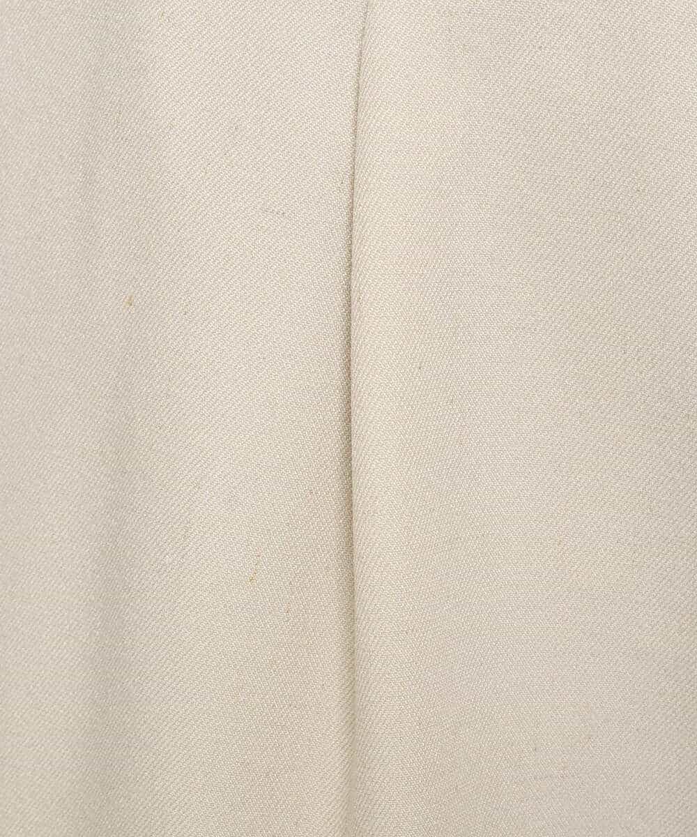 KHLFD14069 a.v.v MEN(アー・ヴェ・ヴェ) 【イージーケア/洗濯機で洗える/速乾/毛玉になりにくい/ストレッチ】メランジストレッチ１タックワイドイージースラックス アイボリー