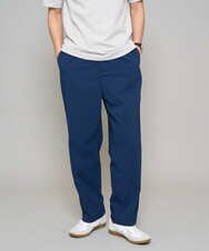 KHLFD17064 a.v.v MEN(アー・ヴェ・ヴェ) 【イージーケア/洗濯機で洗える/毛玉になりにくい/ストレッチ】春リライト ワイドシルエットイージーパンツ ネイビー