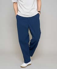 KHLFD17064 a.v.v MEN(アー・ヴェ・ヴェ) 【イージーケア/洗濯機で洗える/毛玉になりにくい/ストレッチ】春リライト ワイドシルエットイージーパンツ ダークグレー