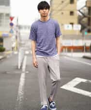 KHLFG11059 a.v.v MEN(アー・ヴェ・ヴェ) イージートラックパンツ ブラック