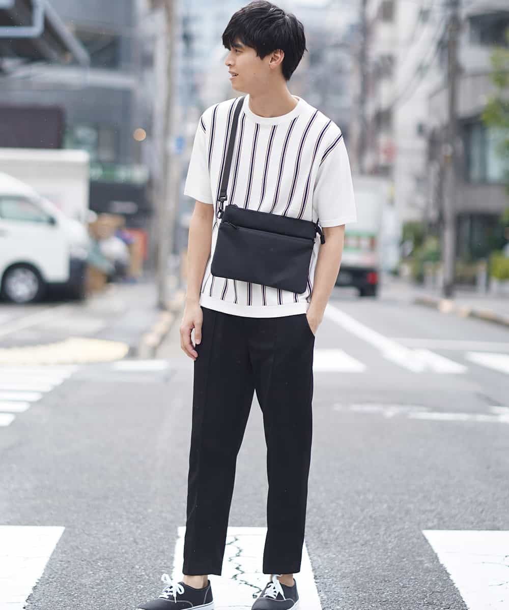 KHLFG11059 a.v.v MEN(アー・ヴェ・ヴェ) イージートラックパンツ ブラック