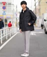 KHLFG11059 a.v.v MEN(アー・ヴェ・ヴェ) イージートラックパンツ ブラック