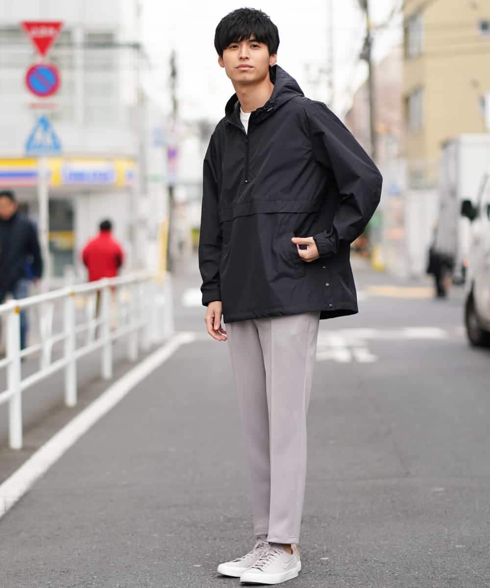 KHLFG11059 a.v.v MEN(アー・ヴェ・ヴェ) イージートラックパンツ ブラック