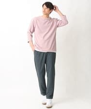 KHLFV24059 a.v.v MEN(アー・ヴェ・ヴェ) リライトセミルーズパンツ（セットアップ可） ネイビー