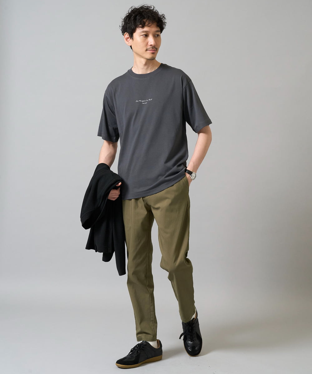 KHLGA37049 a.v.v MEN(アー・ヴェ・ヴェ) 【シーズンレス】スーパーストレッチ大人イージーパンツ ブラック