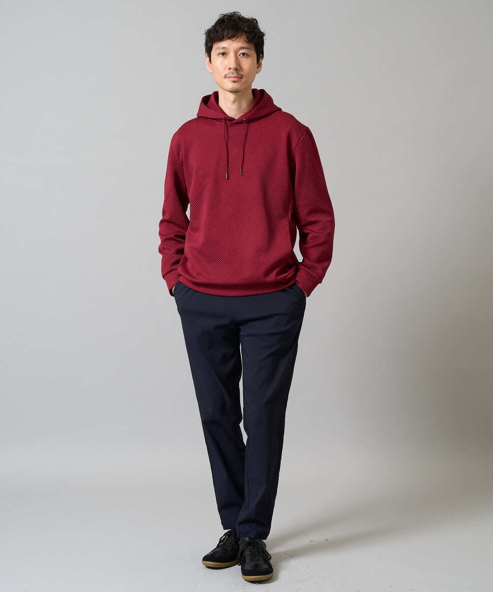KHLGA37049 a.v.v MEN(アー・ヴェ・ヴェ) 【シーズンレス】スーパーストレッチ大人イージーパンツ ブラック