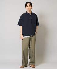 KHLGA59069 a.v.v MEN(アー・ヴェ・ヴェ) 【イージーケア/速乾/接触冷感】メランジイージーベイカーパンツ ダークグレー