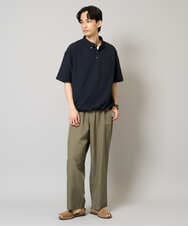 KHLGA59069 a.v.v MEN(アー・ヴェ・ヴェ) 【イージーケア/速乾/接触冷感】メランジイージーベイカーパンツ ダークグレー