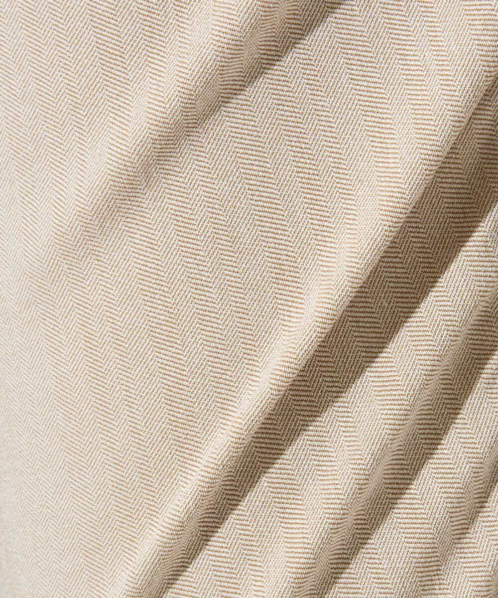 KHLGD15064 a.v.v MEN(アー・ヴェ・ヴェ) 【イージーケア/洗濯機で洗える/接触冷感/ストレッチ/シワになりにくい/毛玉になりにくい】ヘリンボーンストレッチ５ポケットパンツ ブラック