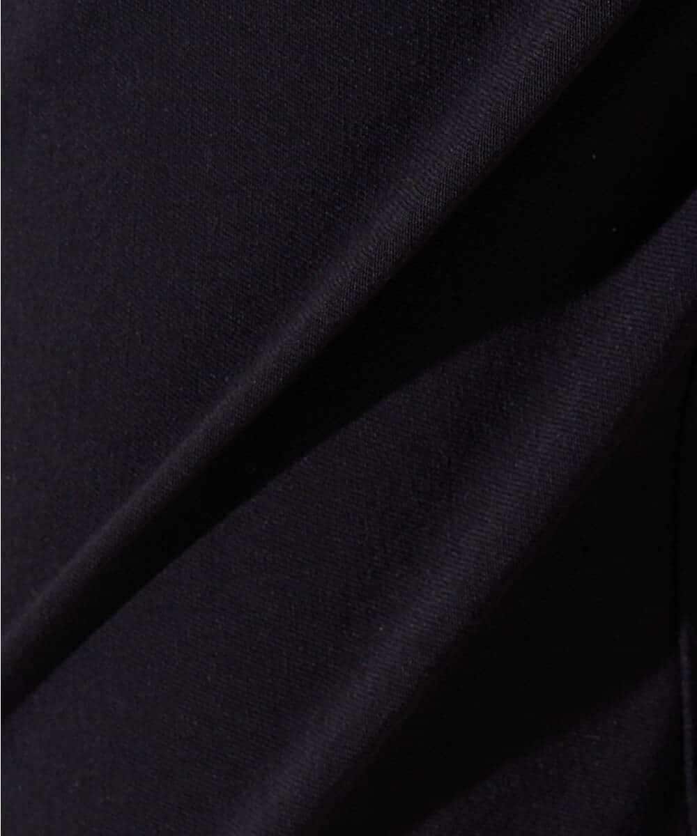 KHLGD15064 a.v.v MEN(アー・ヴェ・ヴェ) 【イージーケア/洗濯機で洗える/接触冷感/ストレッチ/シワになりにくい/毛玉になりにくい】ヘリンボーンストレッチ５ポケットパンツ ブラック