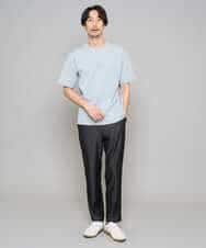 KHLGD22064 a.v.v MEN(アー・ヴェ・ヴェ) 【イージーケア/接触冷感】デニムライクストレッチセミルーズパンツ ダークグレー